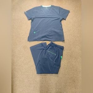 Carhartt Force Scrub Set XL Top & 34x30 Pants Medical Lab Gowns Workwear Vet Dr